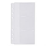 Mayland PP system kalender plastlomme til kreditkort, 10 stk.
